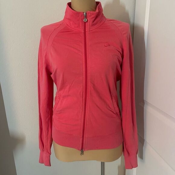 Nike Hot Pink Zip Up Jacket M - Picture 1 of 6